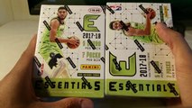 2018 Panini Essentials NBA Trading Cards two box opening.