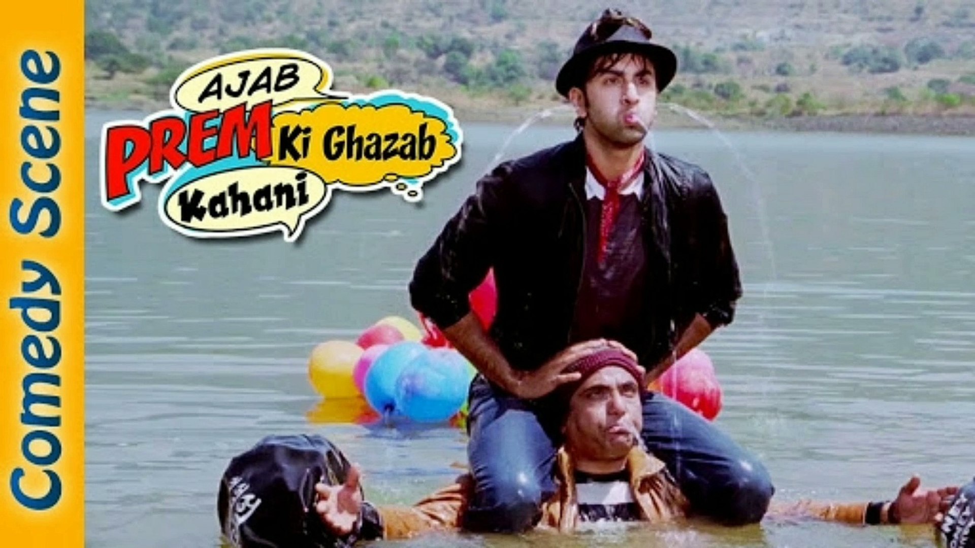 Ranbir Kapoor Comedy Scene - Ajab Prem Ki Ghazab Kahani - Comedy Club 29, image size:1920x1080