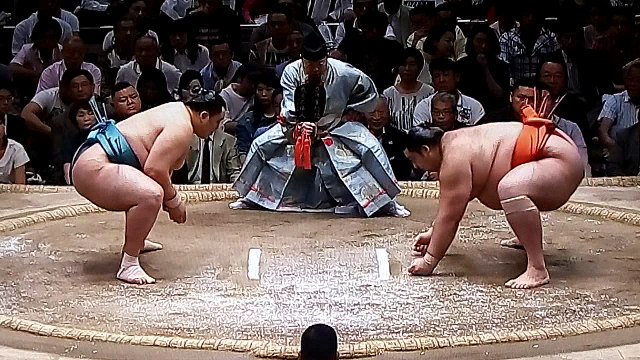 玉鷲 vs 魁聖 2018年大相撲夏場所8日目 20180520
