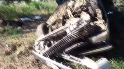 Kontrolden Çıkan Otomobil Takla Attı: 5 Yaralı