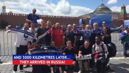 Behind the Scenes - Following France fans on their 3000km journey to Russia