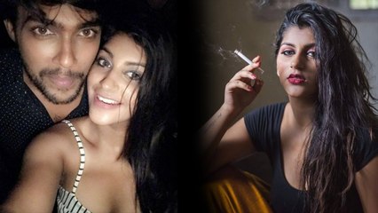 ஆரவுடன் தம் அடிக்கும் யாஷிகா வீடியோ