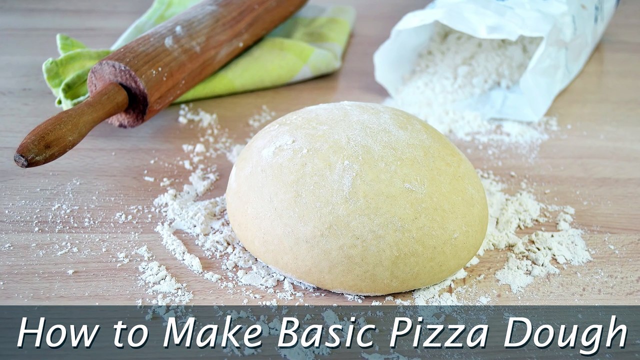 How to Make Basic Pizza Dough - Super Simple Pizza Dough Recipe