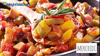 Idées Menus Weight Watchers 26 points