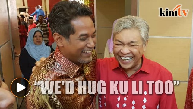 Zahid, Khairy all smiles ahead of battle for Umno presidency