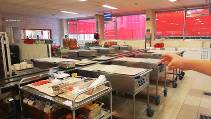 Visite de la cuisine du CHU Ambroise Paré