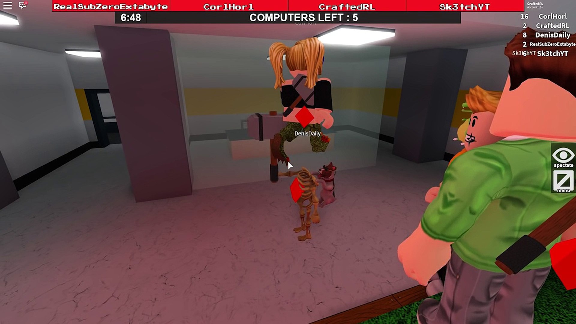 Sally Plays Roblox  I Was the Hero?? Roblox Flee the Facility