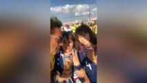 El escandaloso vídeo de un colombiano con una hincha japonesa