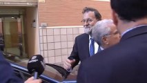 Mariano Rajoy acude a su nuevo puesto de trabajo