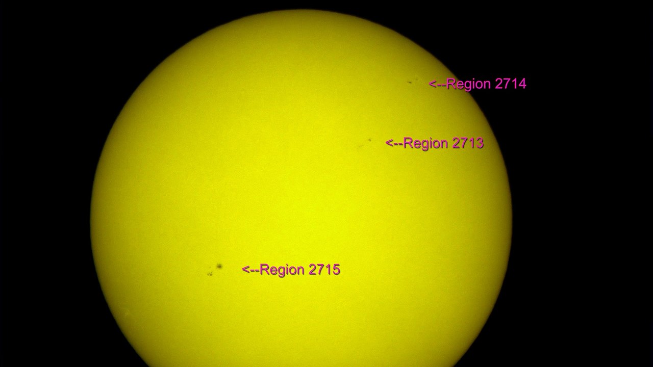 Sunspots (20 June 2018)