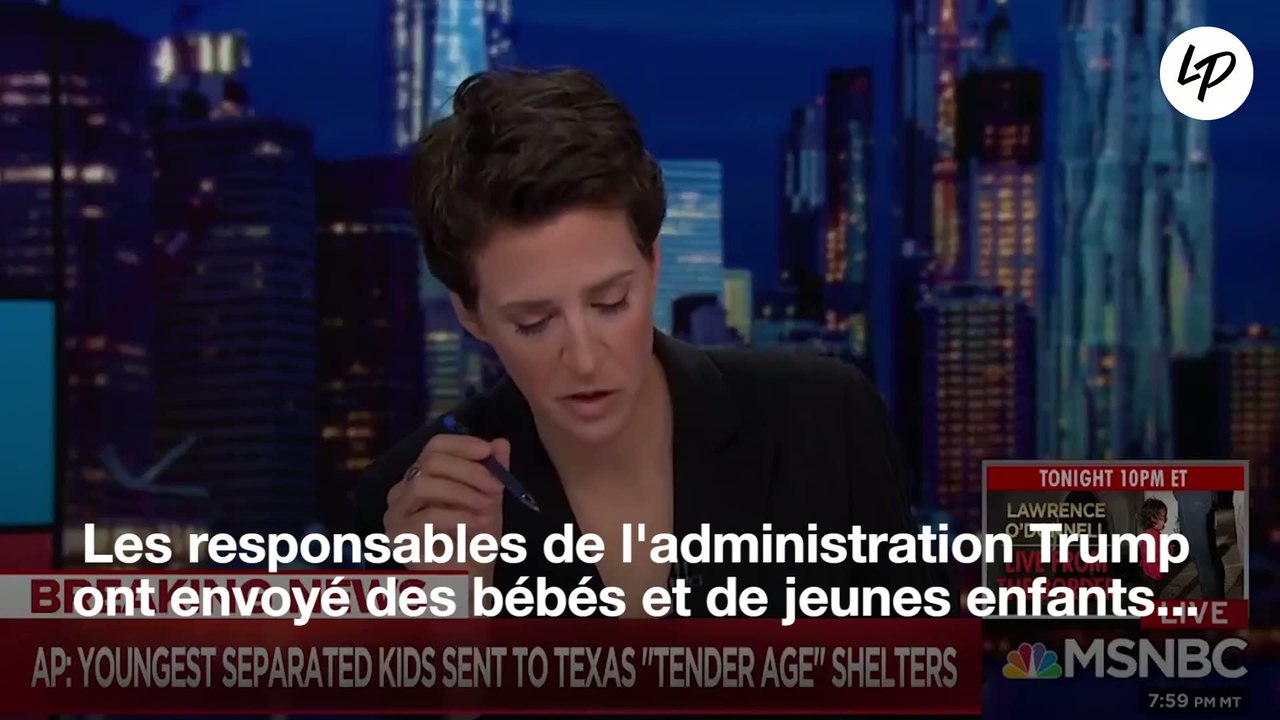 Enfants de migrants séparés de leurs parents : une présentatrice américaine fond en larmes