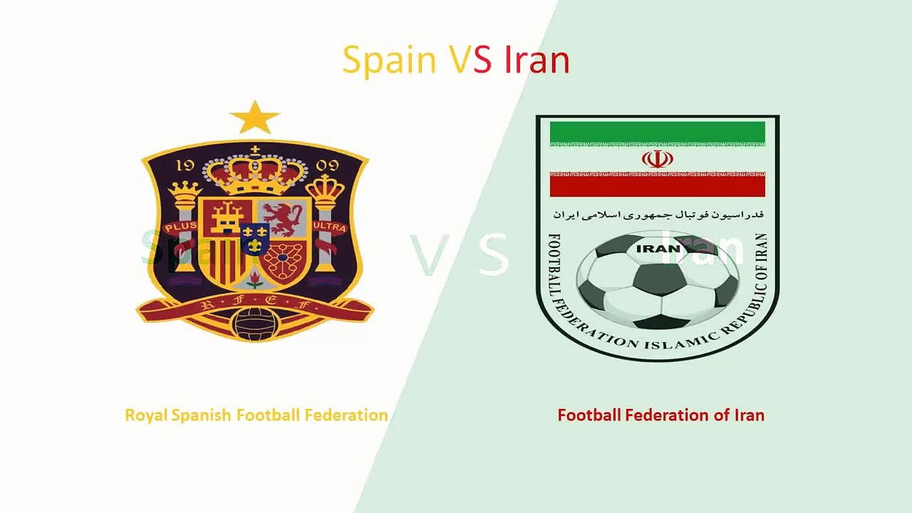 Spain VS Iran Football Comparison
