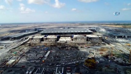 3. Havalimanı Tarihi Sefer Öncesi Havadan Görüntülendi