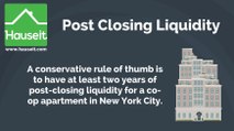 Post-Closing Liquidity in NYC | Understanding Co-op Board Financial Requirements