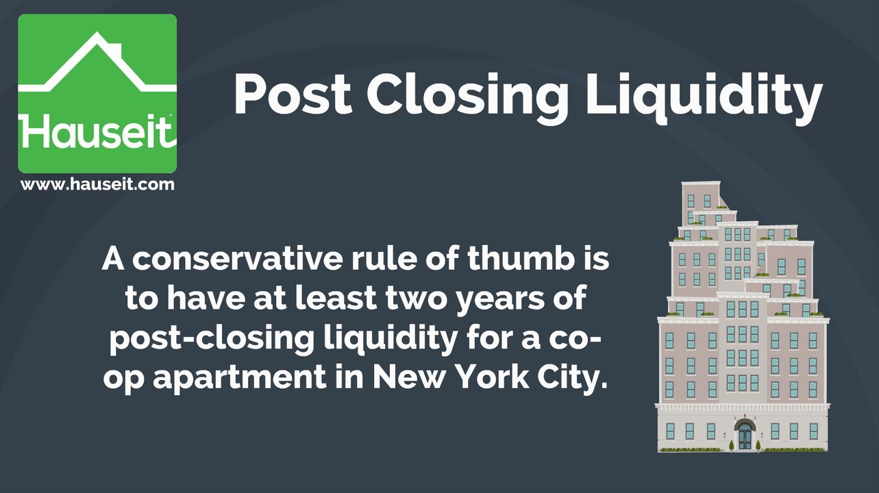 Post-Closing Liquidity in NYC | Understanding Co-op Board Financial Requirements