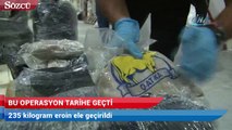 Kayseri'de 235 kilogram eroin ele geçirildi