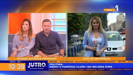 REPORTERKA TV PRVA U VODI DO KOLENA: Potop kod Železničke stanice u Beogradu!