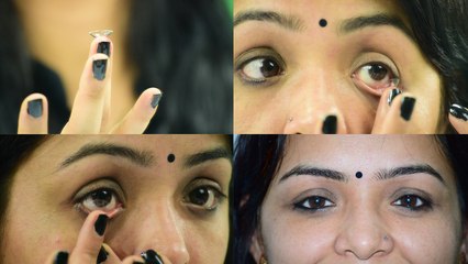 DIY: How to Wear Contact Lenses Quickly, कैसे पहने आसान तरीके से लैंस | Boldsky