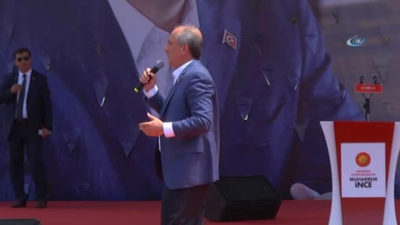 Muharrem İnce: "Pkk, Işid, Fetö Gibi Terör Örgütleriyle Amansız Mücadele Edeceğiz"