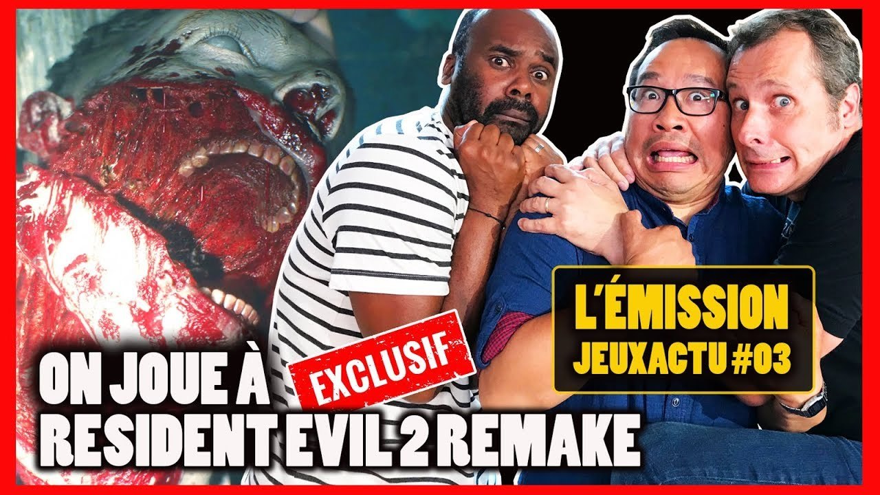 On Joue à RESIDENT EVIL 2 Remake [EXCLUSIF - JeuxActu l'émission # 3]