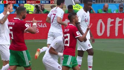 Pepe over reacting vs Mor