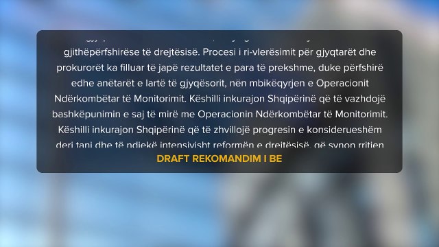 ZBULOHET VENDIMI, KESHILLI EUROPIAN DO TE REKOMANDJE ÇELJEN E NEGOCIATAVE ME SHQIPERINE LAJM