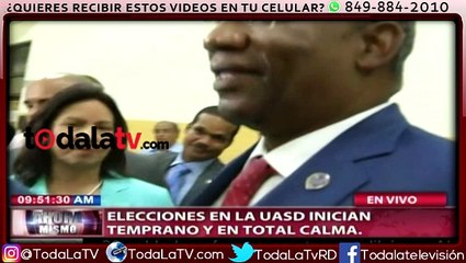 UASD Comienza elecciones  con normalidad  -CDN-Video