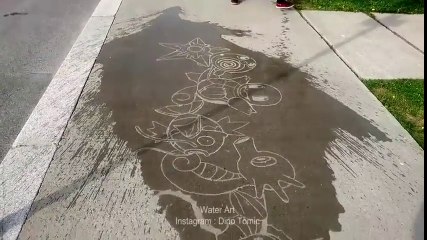 Cet artiste dessine en invisible sur le trottoir !