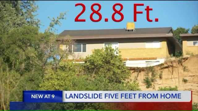 Landslide Creeps Closer and Closer to Homes in Utah Neighborhood