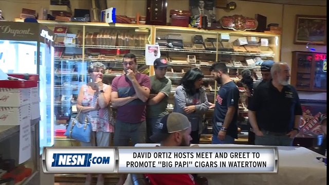 David Ortiz hosts meet and greet to promote Big Papi cigars