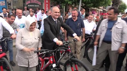 Düzce Bakan Özlü, 'Gençler İktidara Pedal Çeviriyor' Etkinliğine Katıldı Hd