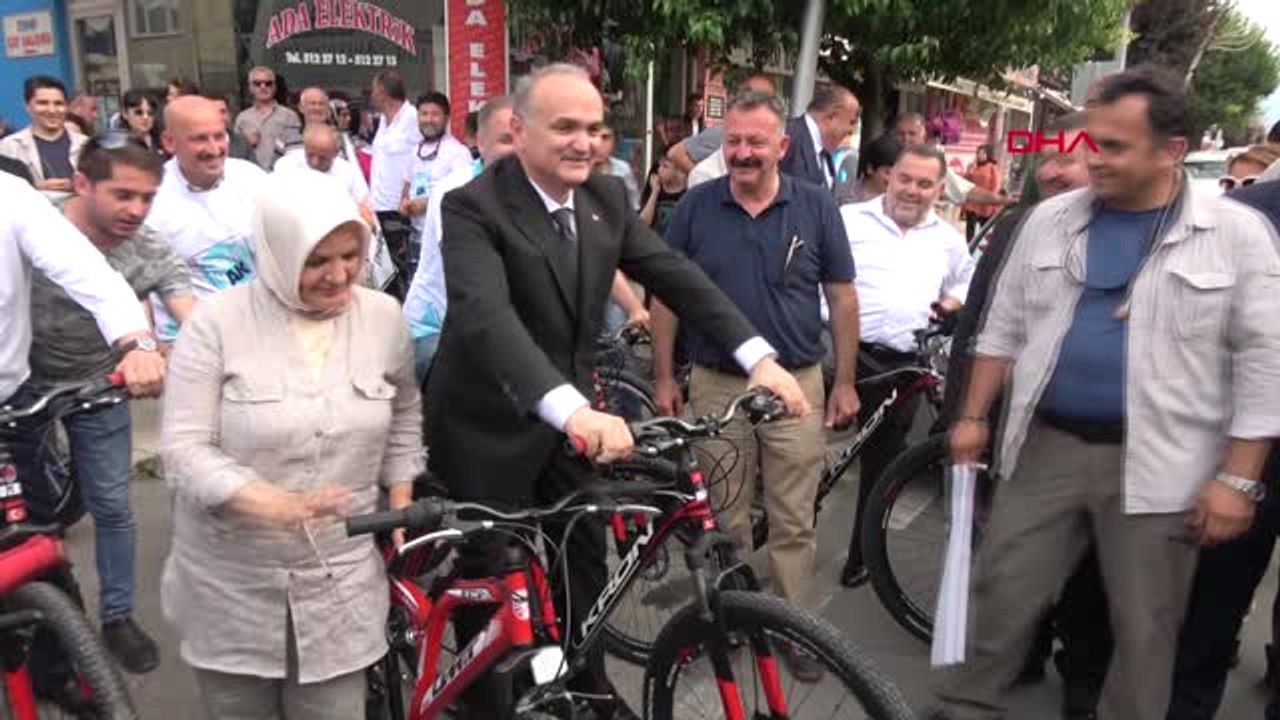 Düzce Bakan Özlü, 'Gençler İktidara Pedal Çeviriyor' Etkinliğine Katıldı Hd