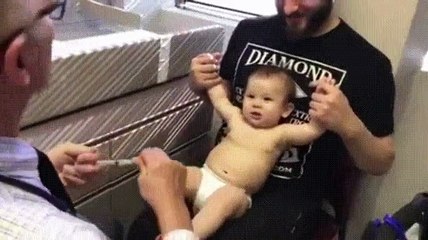 The baby didn't even realize it happened