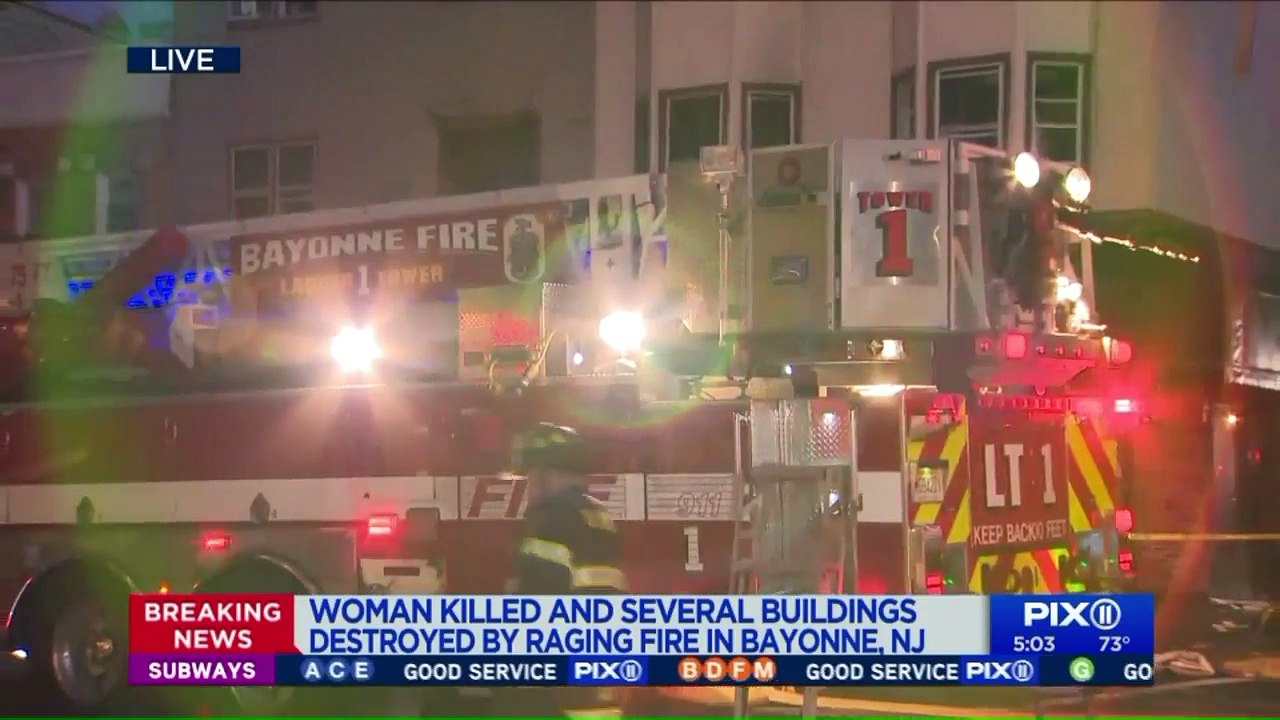 Woman Killed, Several Displaced After Fire Rips Through Several Buildings in NJ