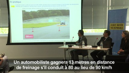 80km/h: la Sécurité routière mise sur la pédagogie