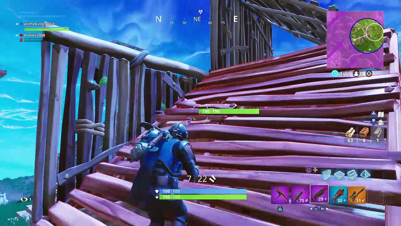 Fortnite battle royale duel win