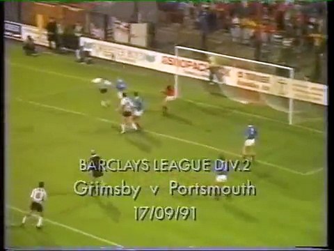 Grimsby Town - Portsmouth 17-09-1991 Division Two