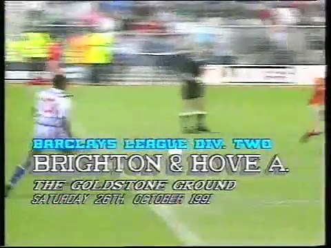 Brighton & Hove Albion - Swindon Town 26-10-1991 Division Two