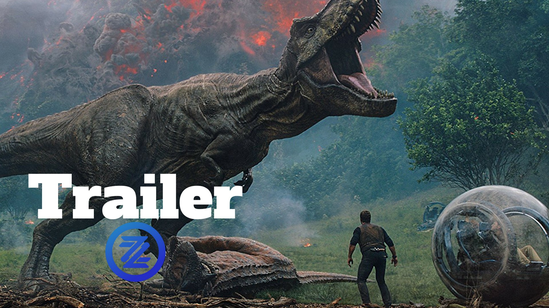 Jurassic World: Fallen Kingdom All Trailers, Clips & Featurettes (2018) Chris Pratt Action Movie