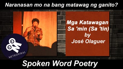 Mga Katawagan Sa'min (Sa'tin) | Tagalog Spoken Word Poetry