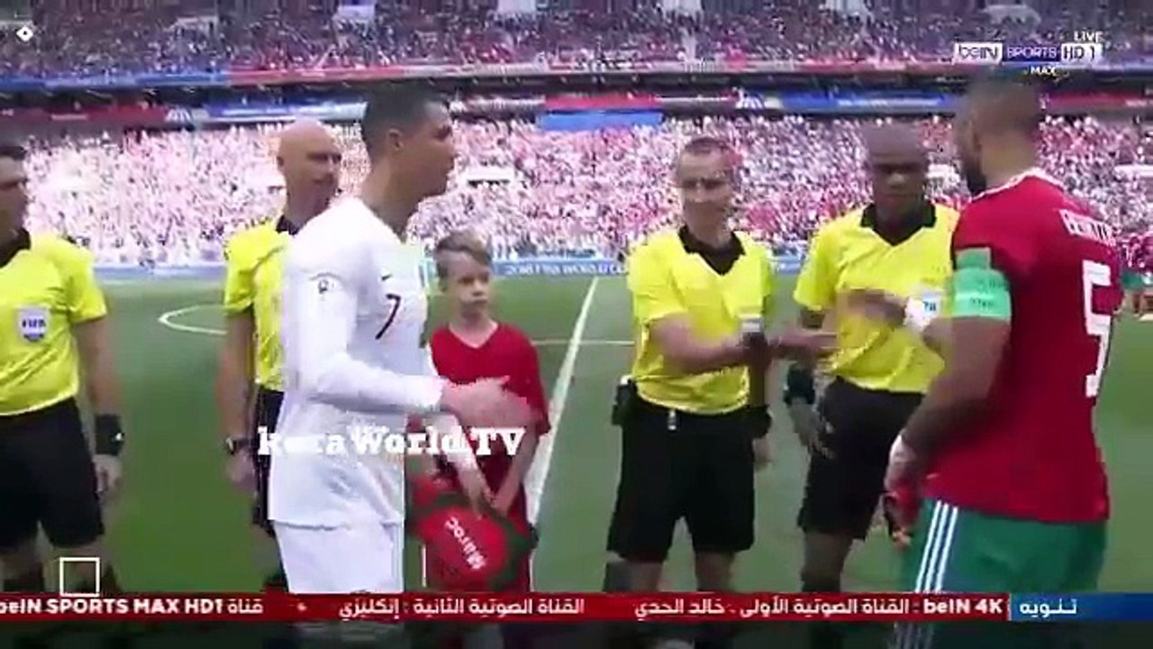 2018 ملخص مباراة المغرب والبرتغال 1-0  ( 20/06/...