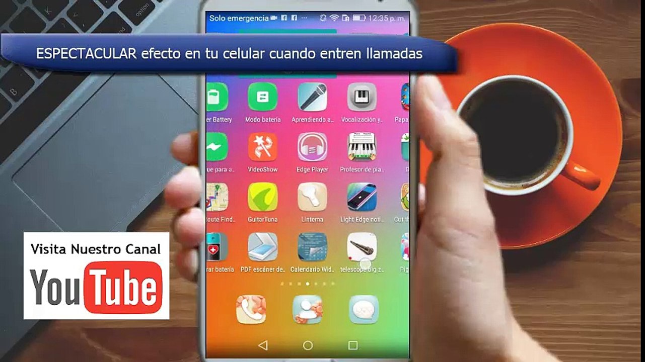 ESPECTACULAR efecto en tu celular cuando entren llamadas