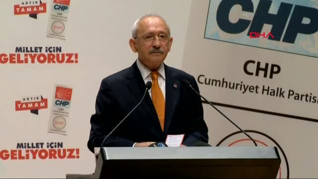 İzmir CHP Lideri Kemal Kılıçdaroğlu Toplantıda Konuşuyor