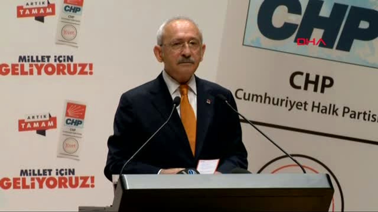 İzmir CHP Lideri Kemal Kılıçdaroğlu Toplantıda Konuşuyor