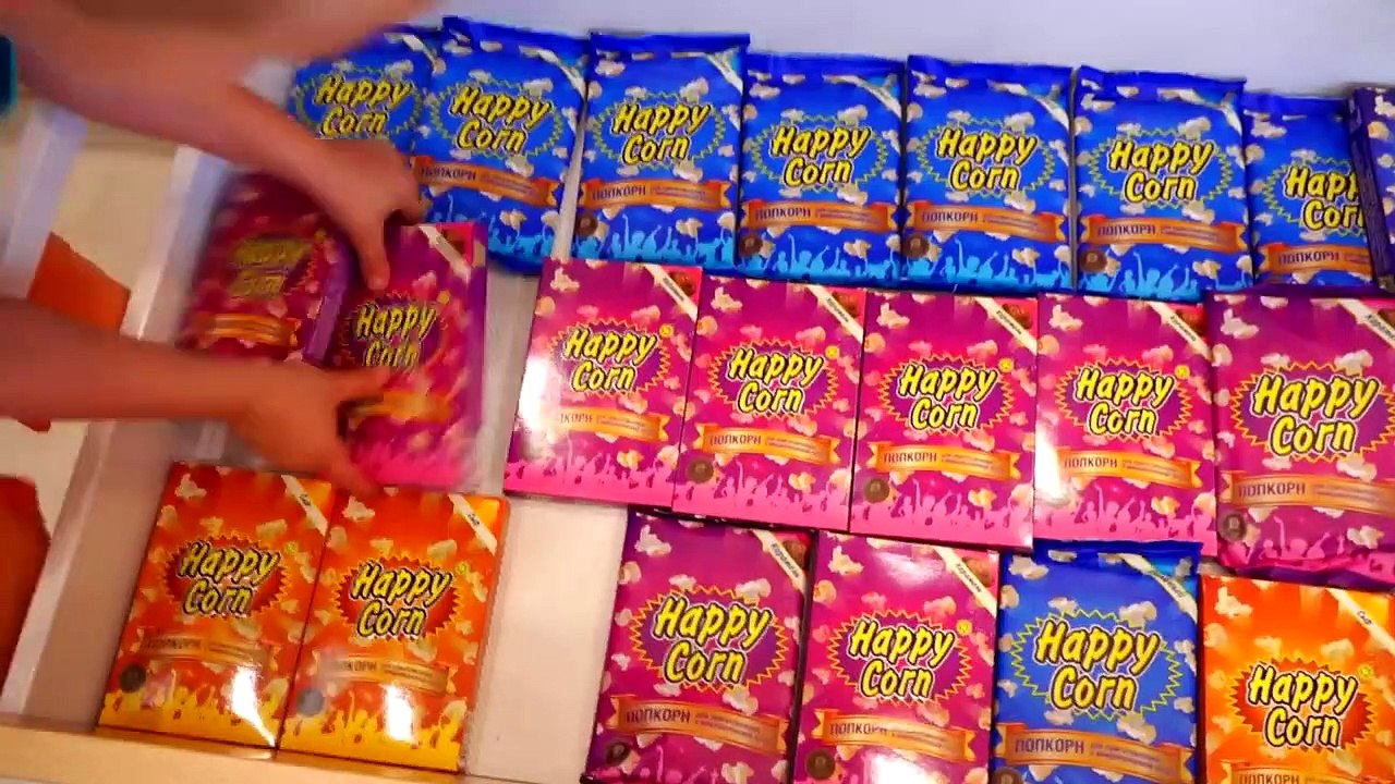 BAD BABY Colored Popcorn Bath! Family Fun Lot of Candy for Children