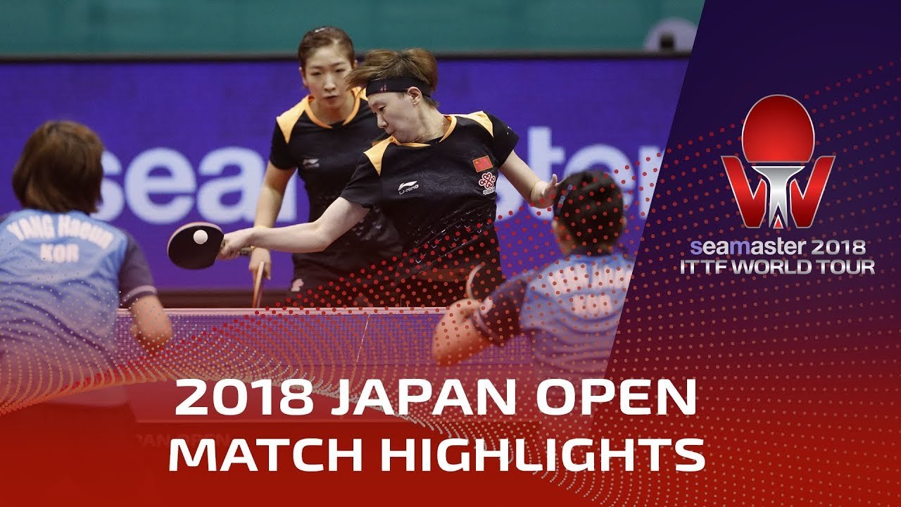 Liu Shiwen/Wang Manyu vs Jeon Jihee/Yang Haeun | 2018 Japan Open Highlights (1/2)