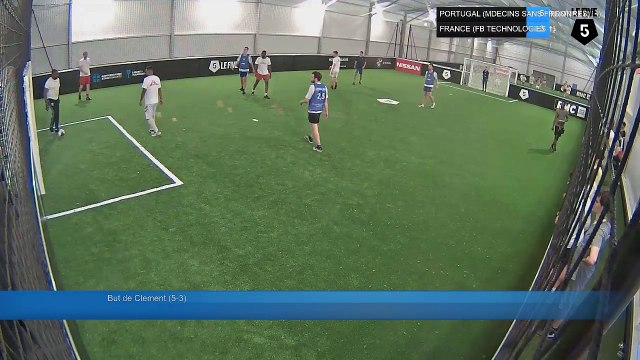 But de Clement (5-3) - PORTUGAL (MDECINS SANS FRONTIRES) Vs FRANCE (FB TECHNOLOGIES 1)