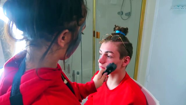 My Boyfriend Tries Out My FACE MASKS! *CRAZY RESULTS