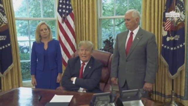 Trump cede a las críticas y ordena no separar a las familias de inmigrantes
