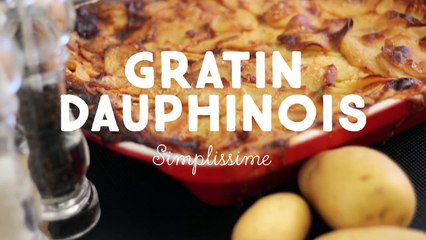 Gratin Dauphinois simplissime :)La recette :